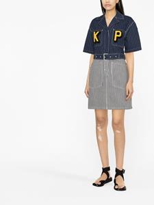 Kenzo Gestreepte blousejurk - Blauw