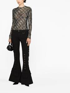 Flared broek - Zwart
