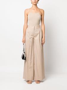 Flared broek - Beige