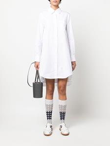 thombrowne Thom Browne Blousejurk met geplooid detail - Wit
