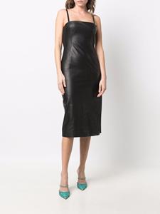 giuseppedimorabito Giuseppe Di Morabito Midi-jurk met banddetail - Zwart