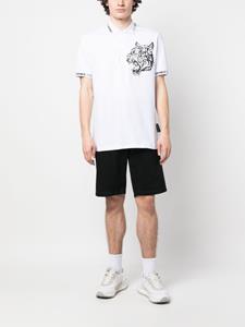 pleinsport Plein Sport Poloshirt met tijgerprint - Wit