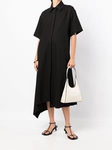 Goen.J Blousejurk met asymmetrische afwerking - Zwart