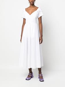 Vivetta Flared midi-jurk - Wit