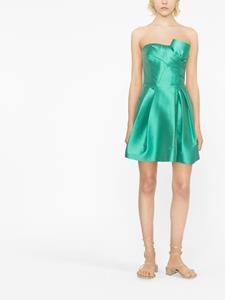 albertaferretti Alberta Ferretti Strapless mini-jurk - Groen