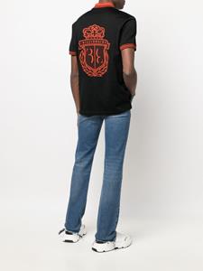 Billionaire Poloshirt met geborduurd logo - Zwart