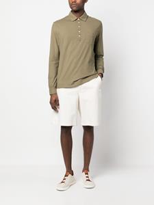 massimoalba Massimo Alba Poloshirt met lange mouwen - Groen