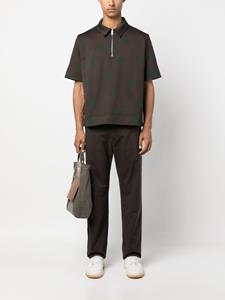 jilsander Jil Sander Poloshirt met palmboomprint - Bruin