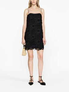 Zimmermann Mini-jurk met bloemenkant - Zwart