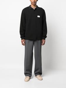 calvinkleinjeans Calvin Klein Jeans Top met logopatch - Zwart