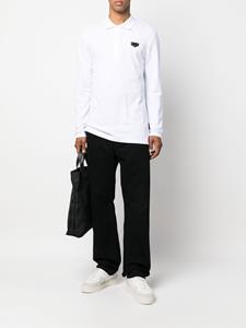 philippplein Philipp Plein Poloshirt met logoplakkaat - Wit