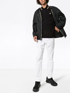 fredperry Fred Perry Poloshirt met gestreepte afwerking - Zwart