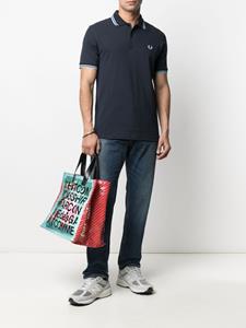 fredperry Fred Perry Poloshirt met geborduurd logo - Blauw