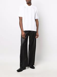 marineserre Marine Serre Poloshirt met patroon - Wit