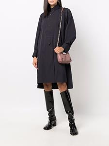 Blousejurk met lange achterkant - Blauw