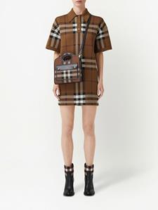 Burberry Geruite blousejurk - Bruin