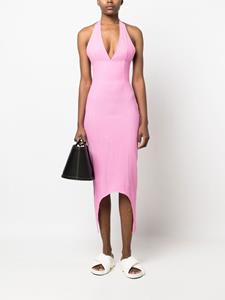 Patou Asymmetrische halterjurk - Roze