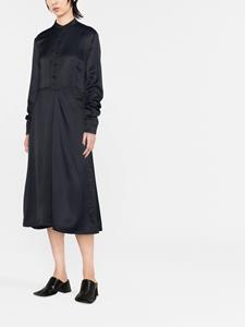 jilsander Jil Sander Kraagloze midi-jurk - Blauw