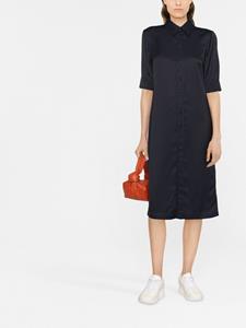 jilsander Jil Sander Midi-blousejurk met korte mouwen - Blauw