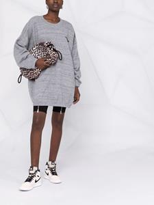 DSQUARED2 Sweaterjurk met logoprint - Grijs