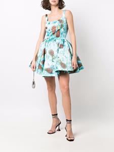 Philipp Plein Mini-jurk met print - Blauw