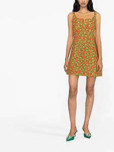 Moschino Mini-jurk met print - Rood