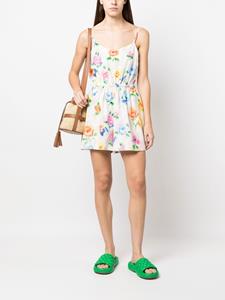 boutiquemoschino Boutique Moschino Mini-jurk met bloemenprint - Wit