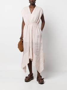 JOSEPH Geplooide midi-jurk - Roze