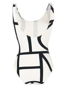 TOTEME Badpak met monogram - Wit
