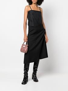 maisonmargiela Maison Margiela Reworked wollen midi-jurk - Zwart