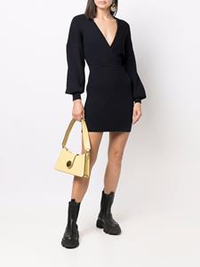 GANNI Mini-jurk met V-hals - Blauw