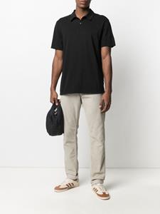 jamesperse James Perse Poloshirt van bewerkt jersey - Zwart