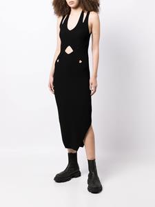 dionlee Dion Lee Midi-jurk met uitgesneden detail - Zwart