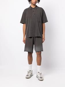 izzue Poloshirt met logopatch - Grijs
