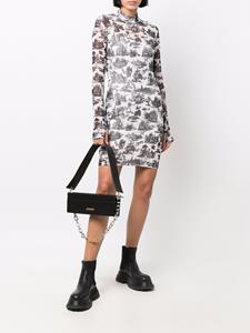 philippplein Philipp Plein Mini-jurk met print - Wit