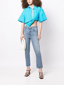 Cropped jeans - Blauw