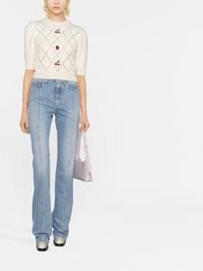 alessandrarich Alessandra Rich Flared jeans - Blauw