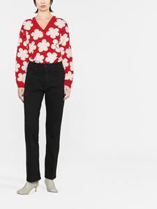 High waist jeans - Zwart