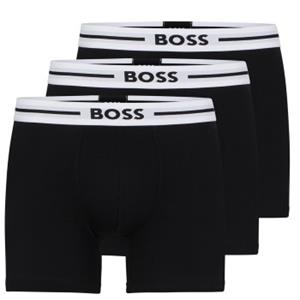 BOSS 3 stuks Solid Cotton Bold Boxer 
