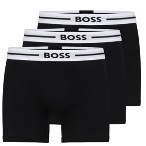 BOSS 3 stuks Solid Cotton Bold Boxer