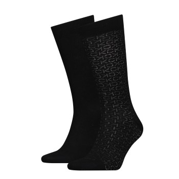 calvinkleinlegwear Calvin Klein 2 stuks Mirrored Logo Socks