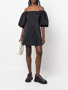 Patou Mini-jurk met pofmouwen - Zwart