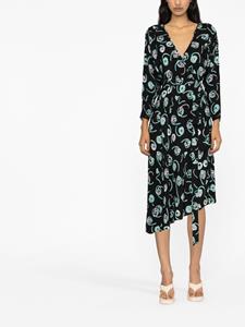 dvfdianevonfurstenberg DVF Diane von Furstenberg Midi-onderjurk - Zwart