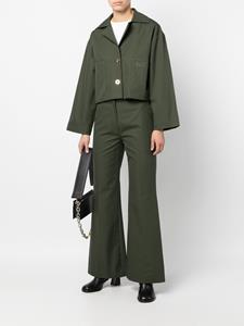 Patou Broek met geborduurd logo - Groen
