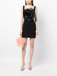 cynthiarowley Cynthia Rowley Mini-jurk met bloemdetail - Zwart
