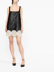 stellamccartney Stella McCartney Mouwloze mini-jurk - Zwart