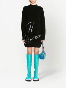 jwanderson JW Anderson Mini-jurk met pailletten logo - Zwart
