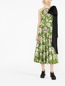 ERDEM Midi-jurk met bloemenprint - Groen