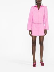 theattico The Attico Mini-blousejurk - Roze