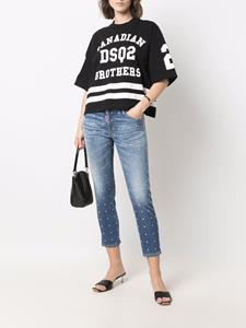 DSQUARED2 Jeans verfraaid met kristallen - Blauw